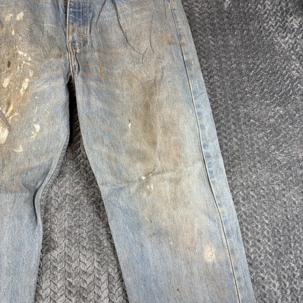 VTG Levis 581 Regular Straight Fit Red Tab‎ Denim Jeans W34 L36